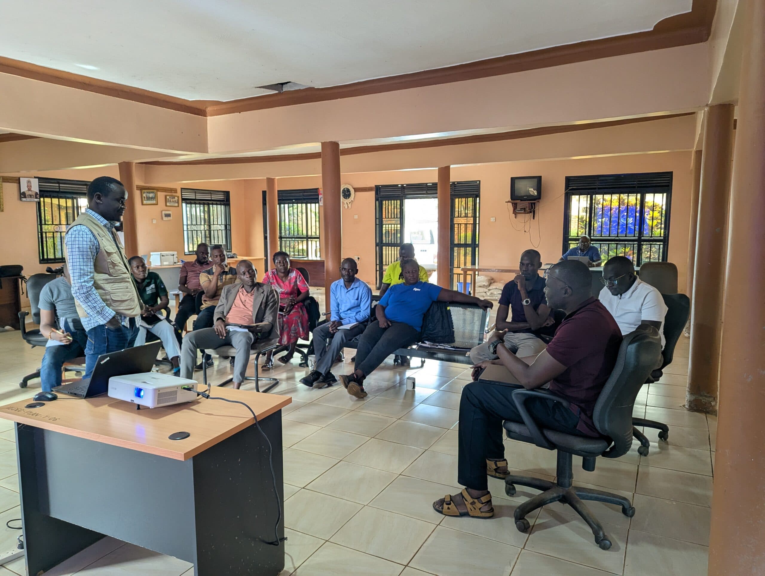 Staff capacity-building session in Kamuli